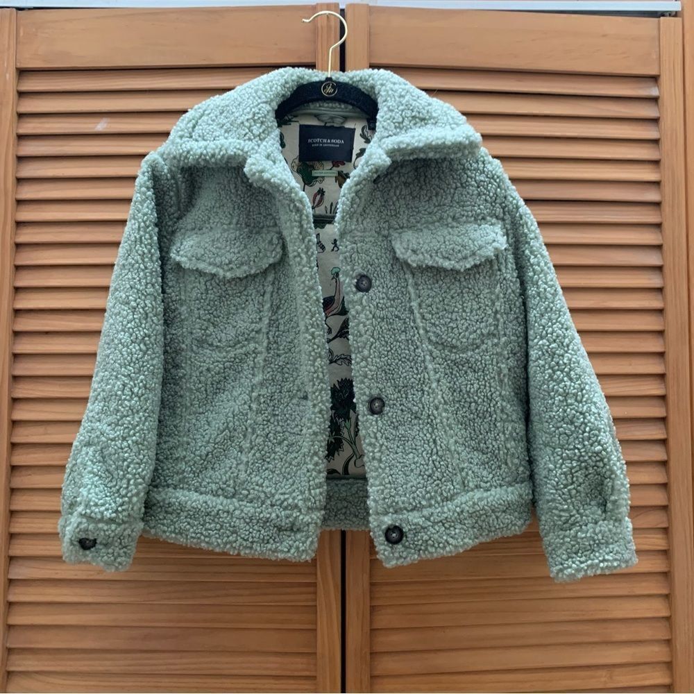 Scotch & Soda Girls Sherpa Jacket size 10/14